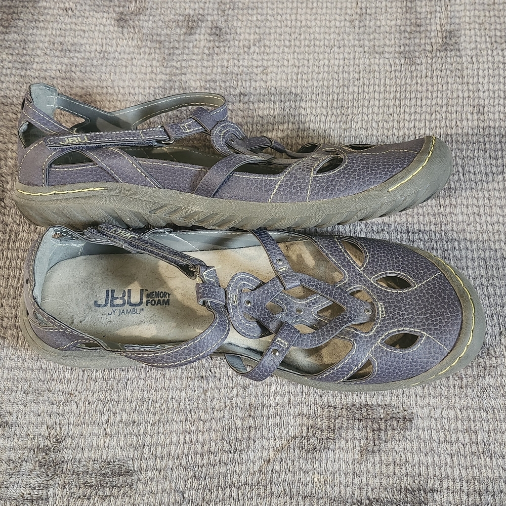 JBU by Jambu Memory Foam Blue Sydney Mary Jane Shoes Womens Size 8.5M Sandals, - Picture 3 of 7
